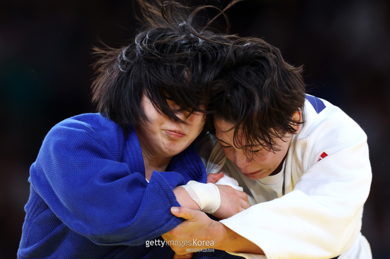 허미미 꺾은 데구치, 악성 댓글 자제 당부…'누구도 의미 없는 싸움 반기지 않을 것' [2024 파리]                                