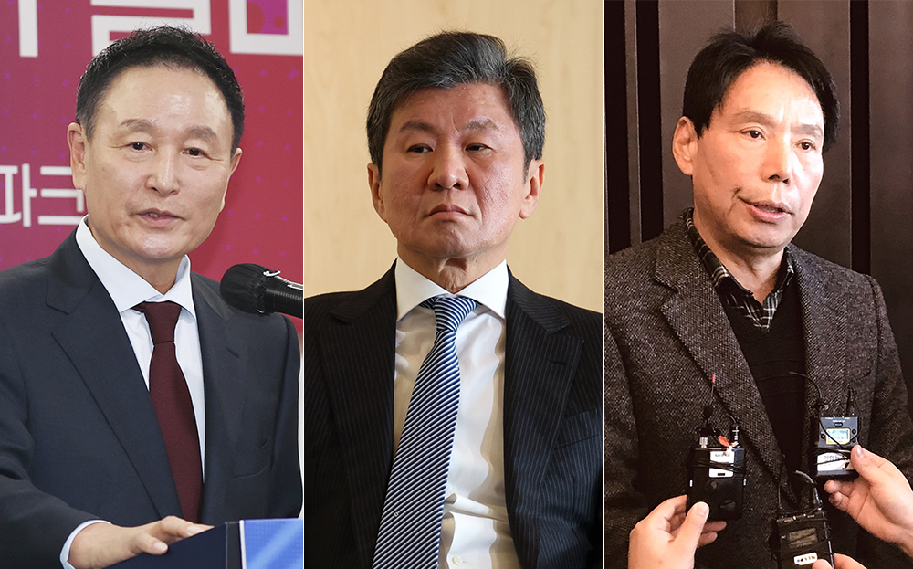 チョン・モンギュ4選挑戦の公式化…「3破戦構図」サッカー協会長選挙