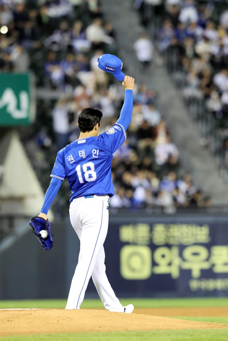 1점도 내주지 않겠다 고작 1실점인데도 원태인이 화난 이유, 이것이 연패 끊은 에이스의 품격 [IS 인터뷰]                                