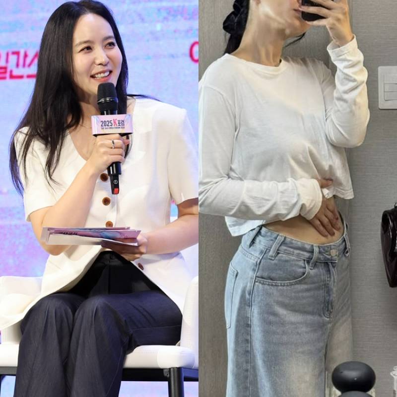 박지윤, 최저 몸무게 찍고 '반전' 몸매 공개