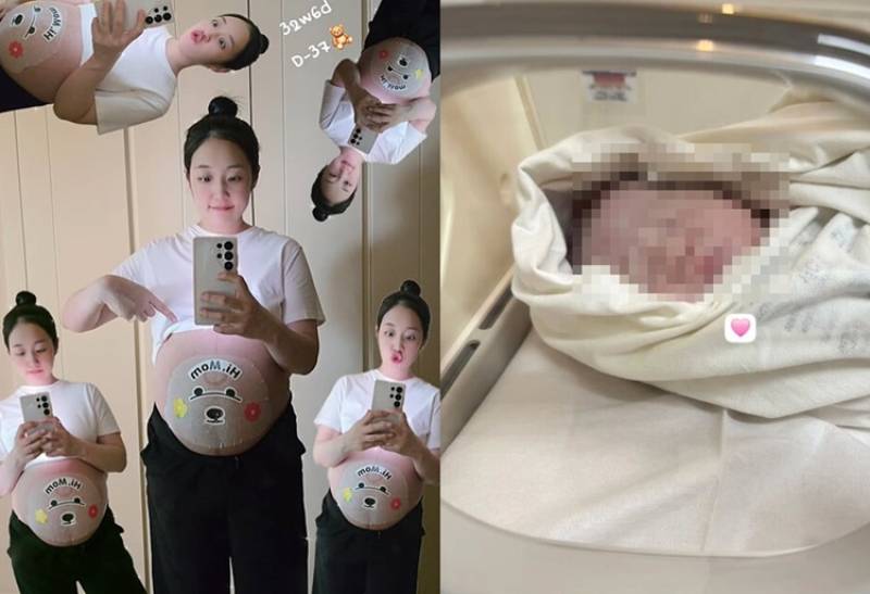 박보미, 3.69kg 딸 순산 "사랑하는 우리 장군"