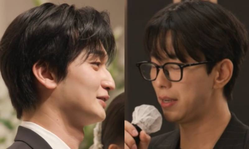 윤현민, 동생 결혼식 축가 중 부친 생각에 눈물