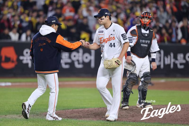 김경문 "김서현 8회 잘했어, 야구 어렵다" [KS4 패장]