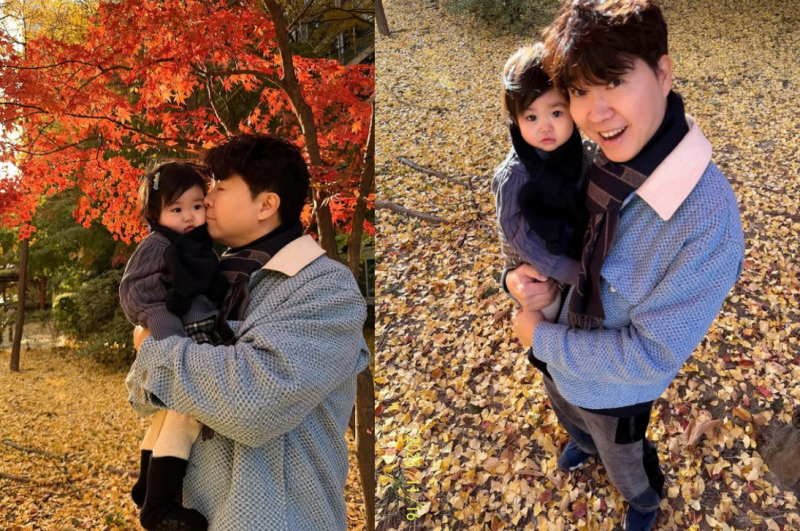 박수홍, '복덩이' 딸 안고 젊은 날 회상