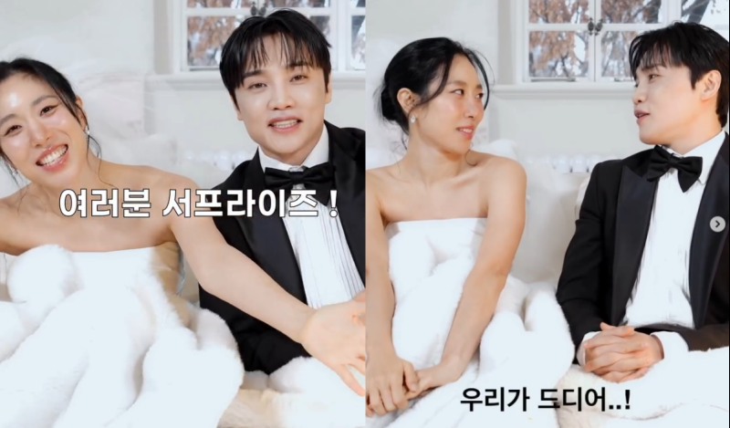 리아킴-최영준, 웨딩화보 공개