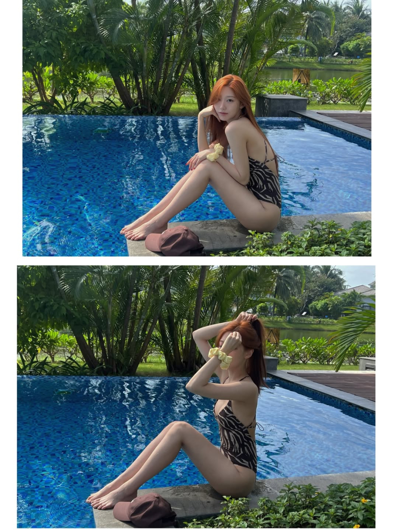 정예인, 등 훤히 드러낸 모노키니...다낭서 터진 '청순 섹시' [IS하이컷... - 뉴스 썸네일 이미지