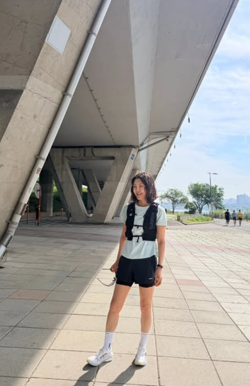 한혜연 16kg 감량 성공 후 러닝 몸매 공개
