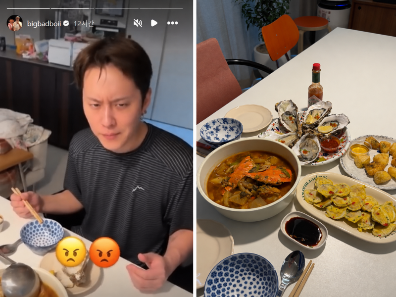 용준형·현아, 제철 해산물로 차린 신혼 밥상 공개