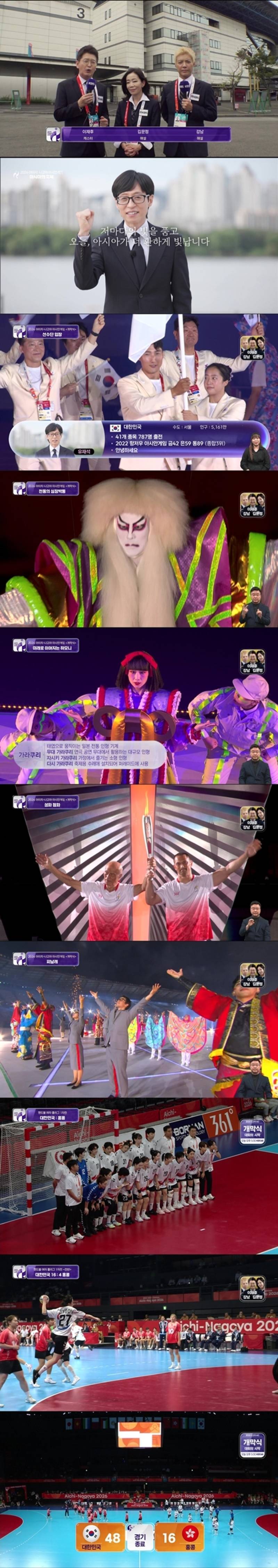 KBS, 아시안게임 개막식 시청률 1위 달성
