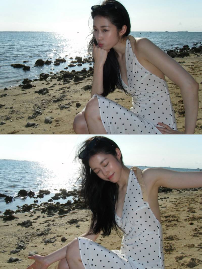노윤서, 하와이서 청순 비주얼…절친 리정이 찍어준 ‘알로하’ [IS하이컷] - 일간스포츠